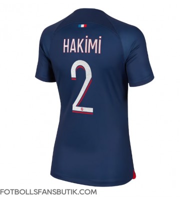 Paris Saint-Germain Achraf Hakimi #2 Replika Hemmatröja Damer 2023-24 Kortärmad